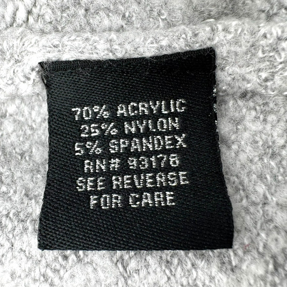 CATHERINE MALANDRINO Women's Small Soft Gray Black Polka Dot Pullover Sweater - Picture 4 of 8